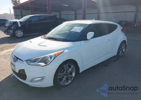 2012 Hyundai Veloster Base W/Gray z USA, uszkodzony, nr VIN KMHTC6AD7CU066353